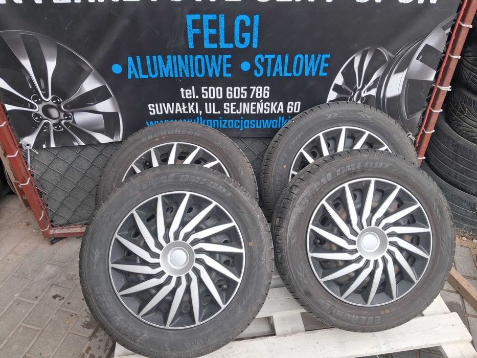 4x felgi stalowe R15 4x100 Toyota Yaris Aygo Kia Rio Picanto Stonic