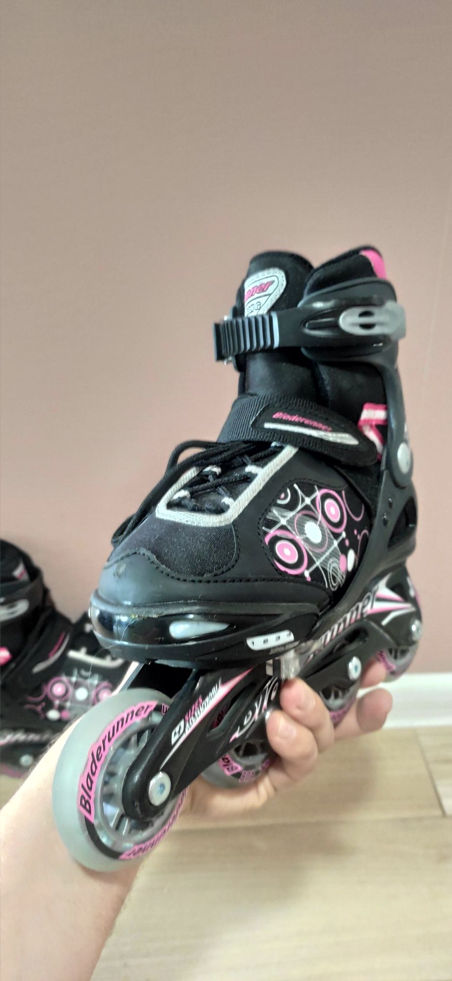 Ролики Rollerblade Bladerunner G (black-pink)