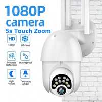 Câmara de vigilância outdoor Guudgo 1080P 10 LED 5x zoom Wi-Fi NOVO