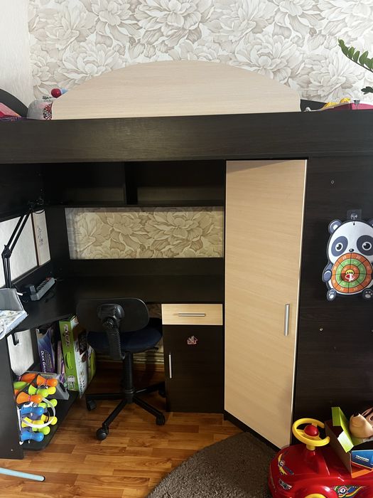 Ліжко-горище (без матраца) розмір 800*190