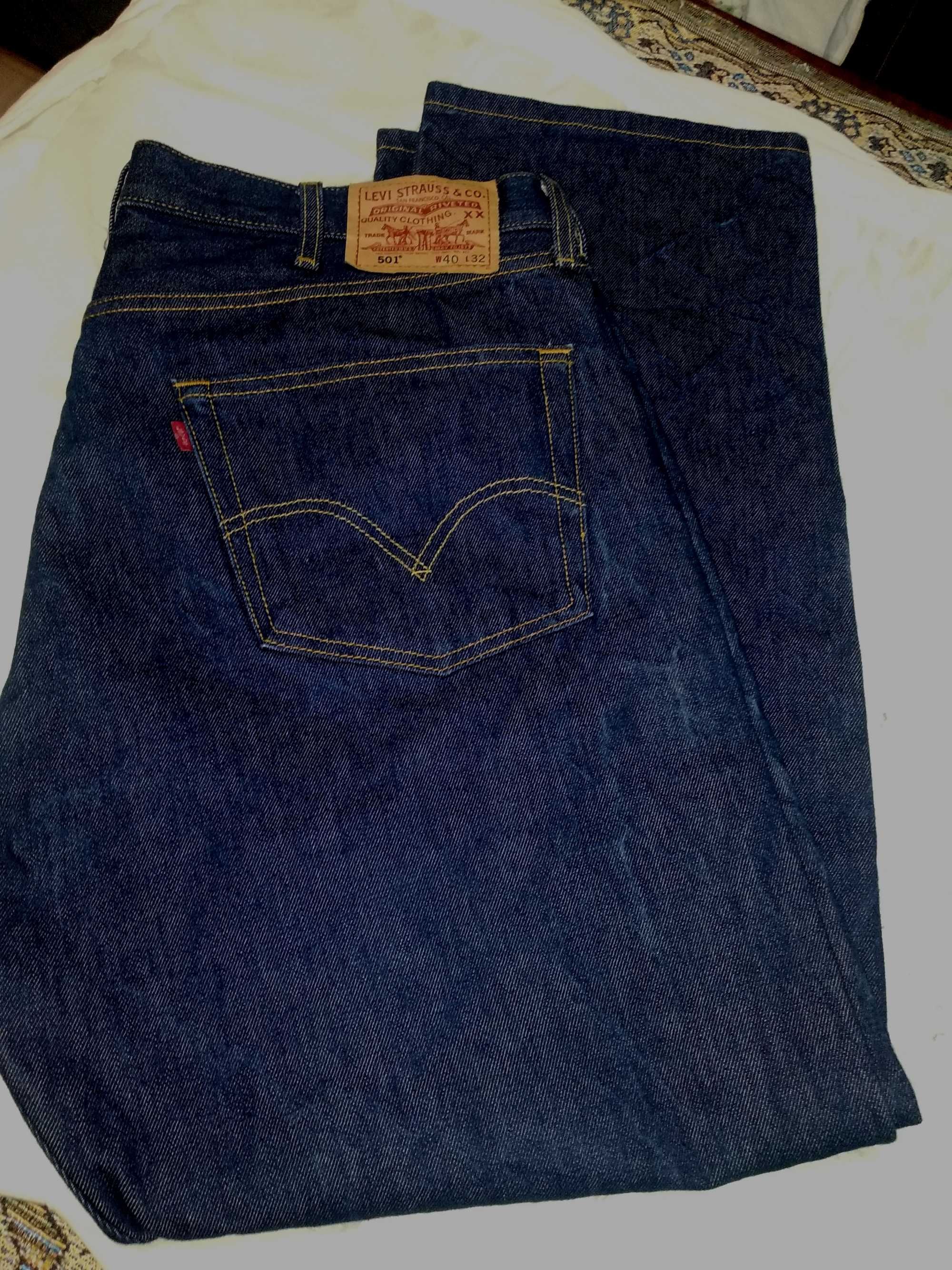 Джинси LEVIS 501 W40 L32 made  in  Haiti  з  США