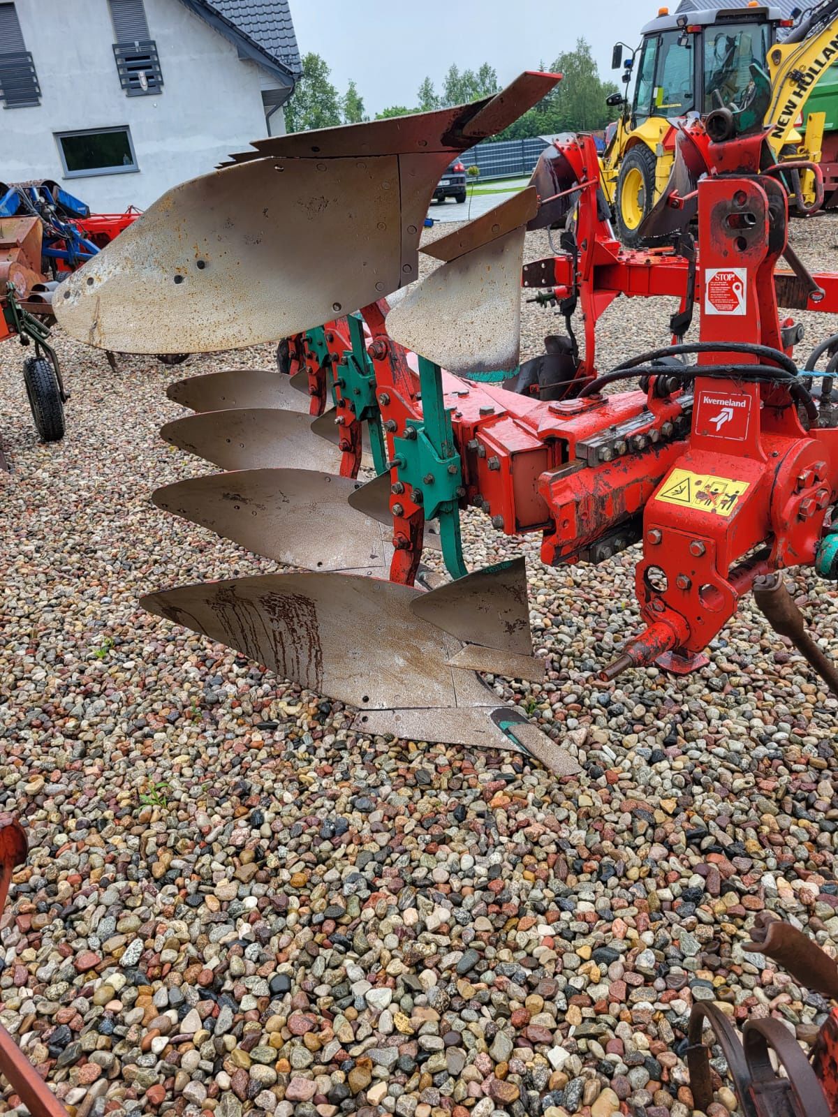 Pług obrotowy kverneland kuhn f 160  ld 100  sprowadzony