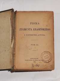 PISMA ZYGMUNTA KRASIŃSKIEGO z Portretem Autora - 1901r.