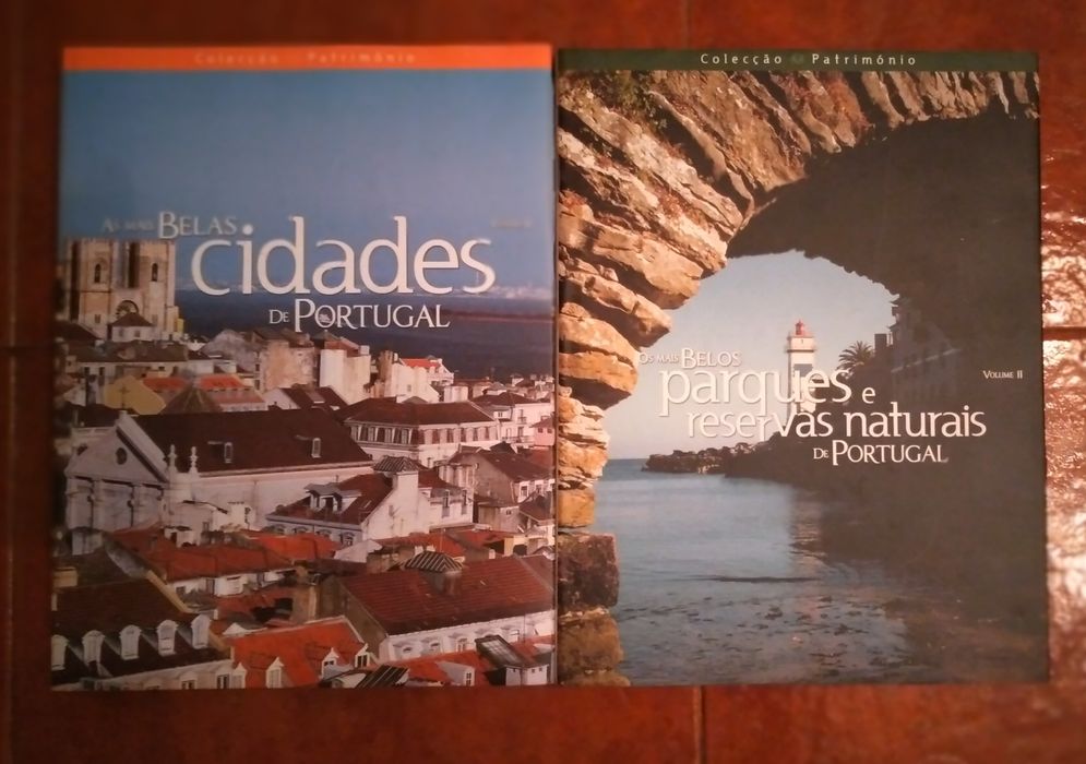 2 Livros - "As Mais Belas Cidade, Parques e Reservas de Portugal"
