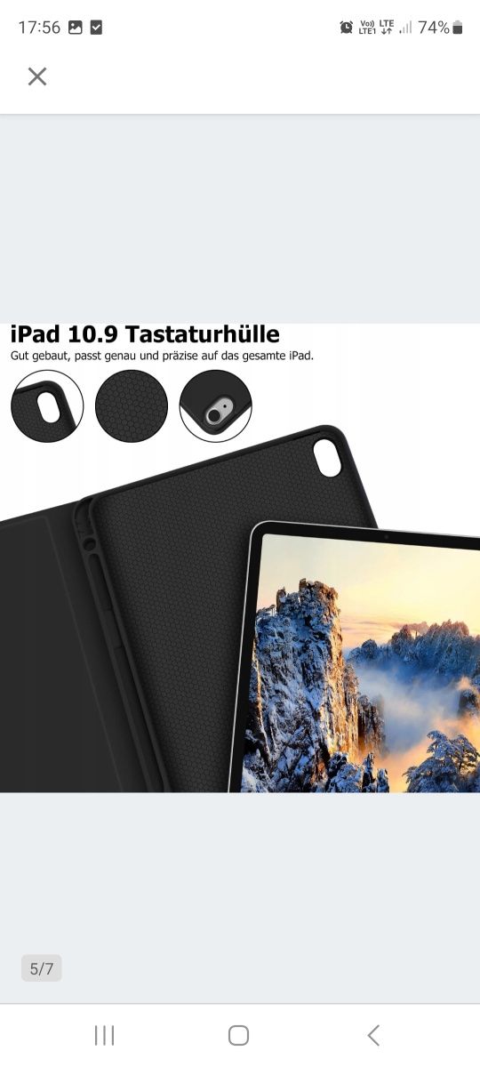 Etui z klawiaturą GOOJODOQ iPad 10.2