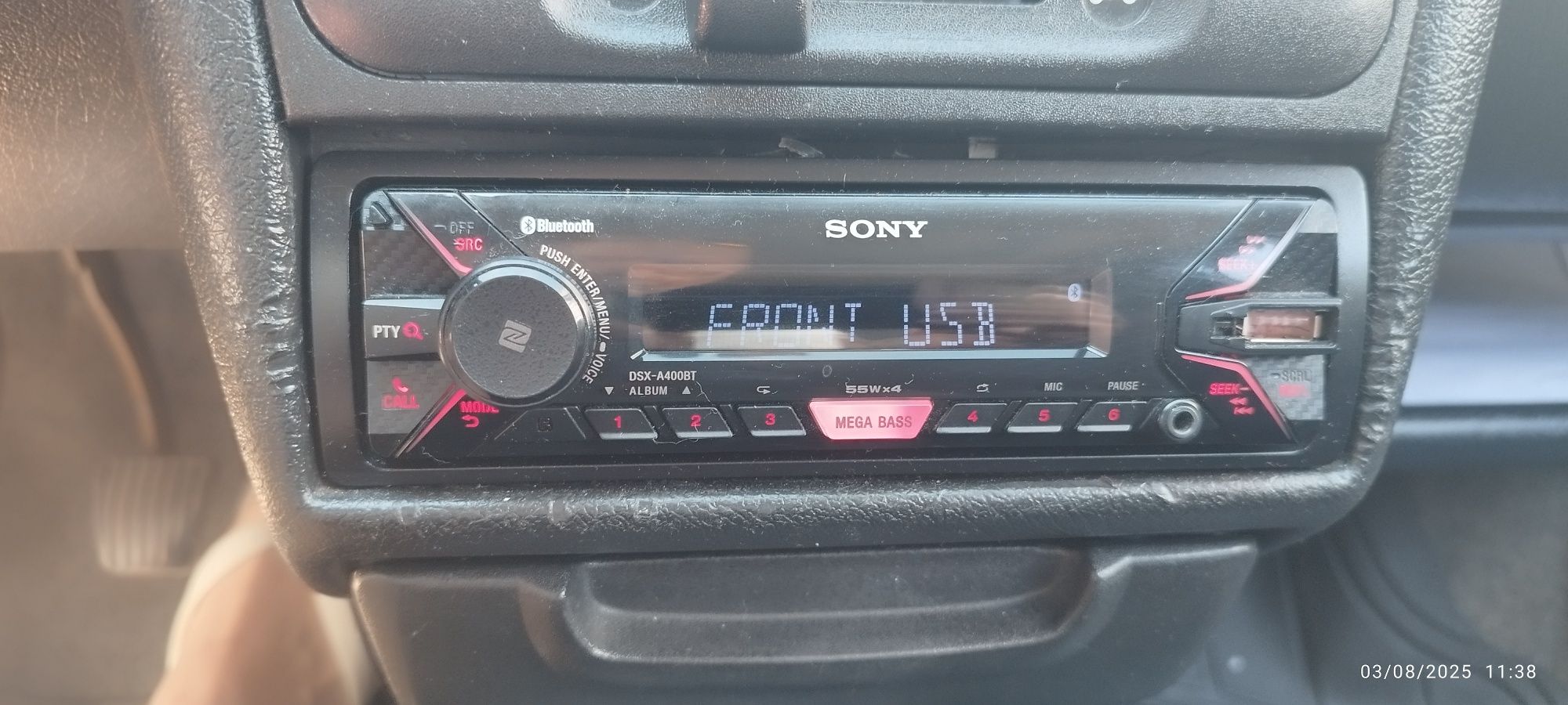 Auto radio Sony impecável com bluetooth