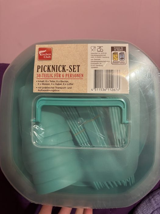 Zestaw naczyń piknikowych