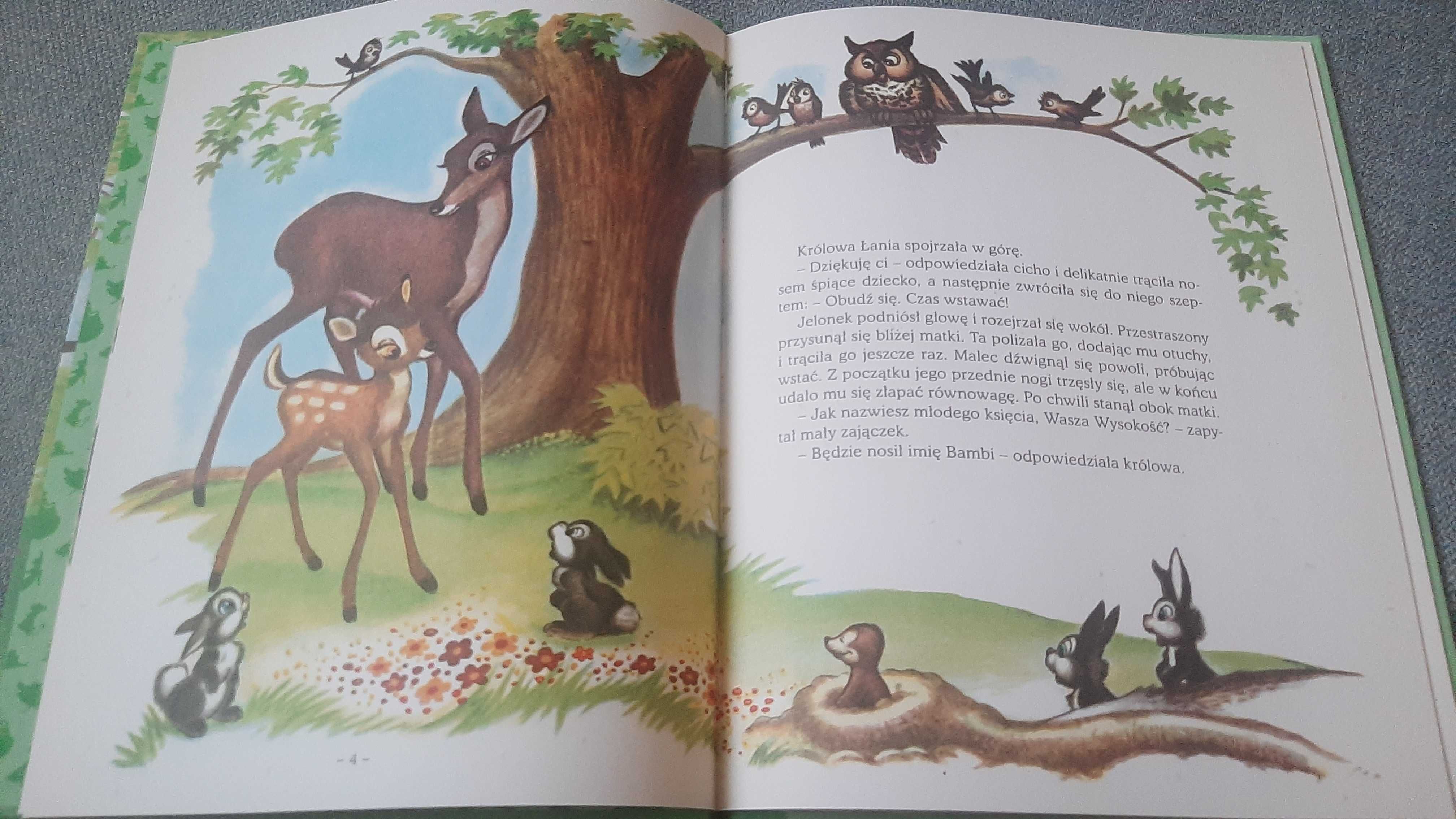 Bambi klasyczne ilustracje nowe wydanie książka nowa