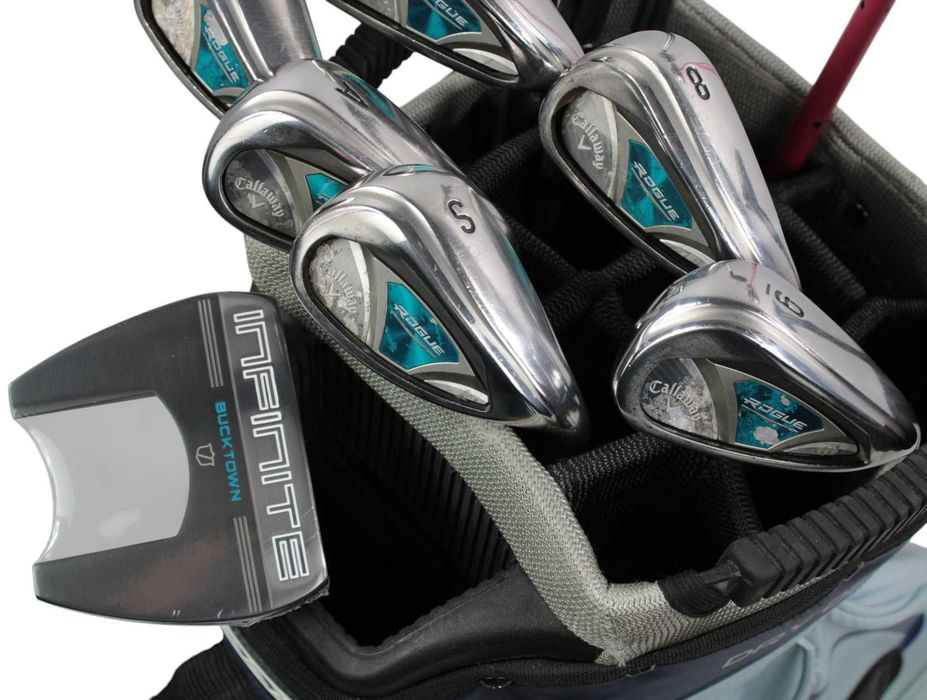 Zestaw damski Callaway ROGUE kije golfowe do golfa Solaire Wilson XR