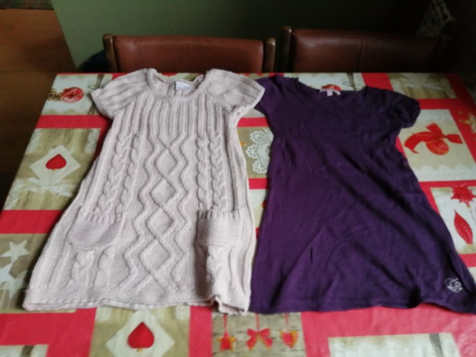 Tunika wełniana dziewczęca 5 - 6 110 - 116