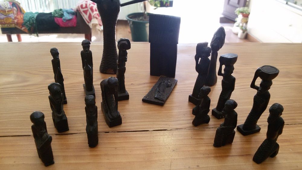 Aldeia africana antiga em Pau Preto