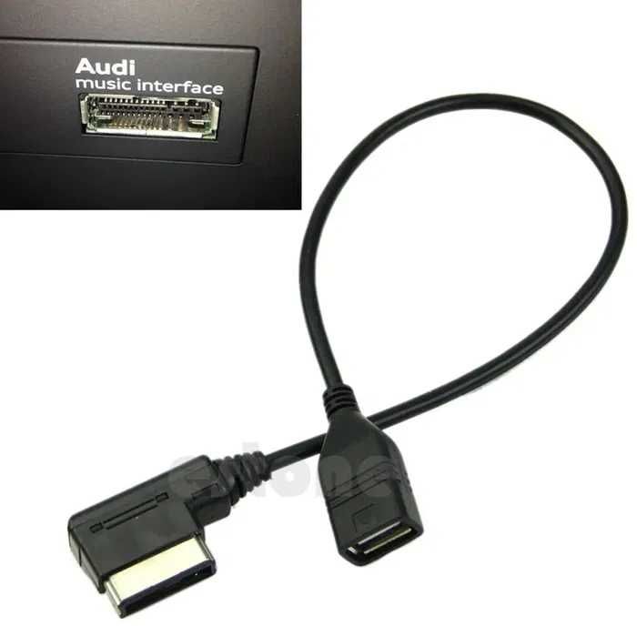 MDI кабель шнур адаптер USB AMI MMI MEDIA IN AUX VAG VW Audi Mercedes