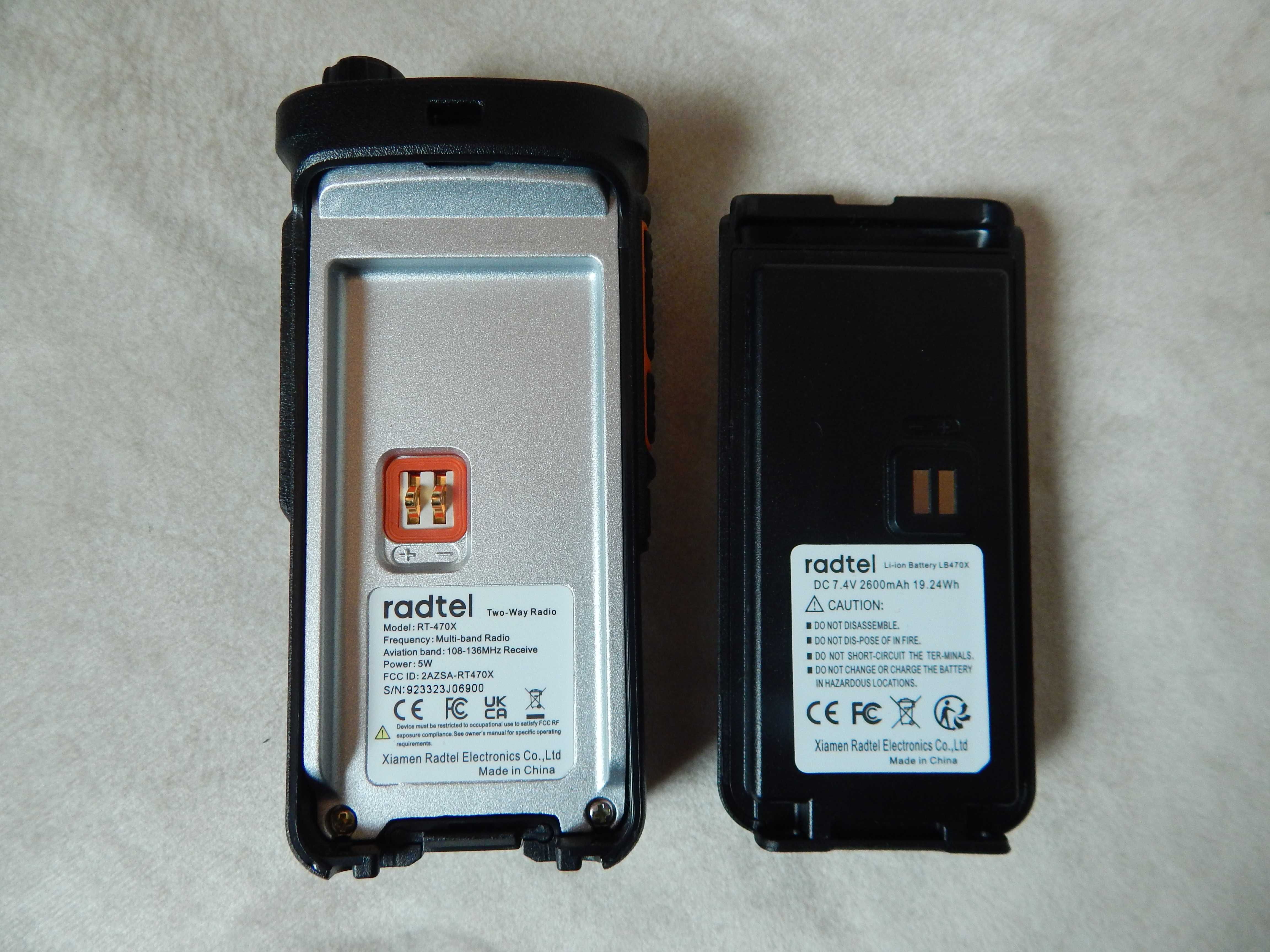Рация Radtel RT-470X  Прошита, 18 - 999 МГц