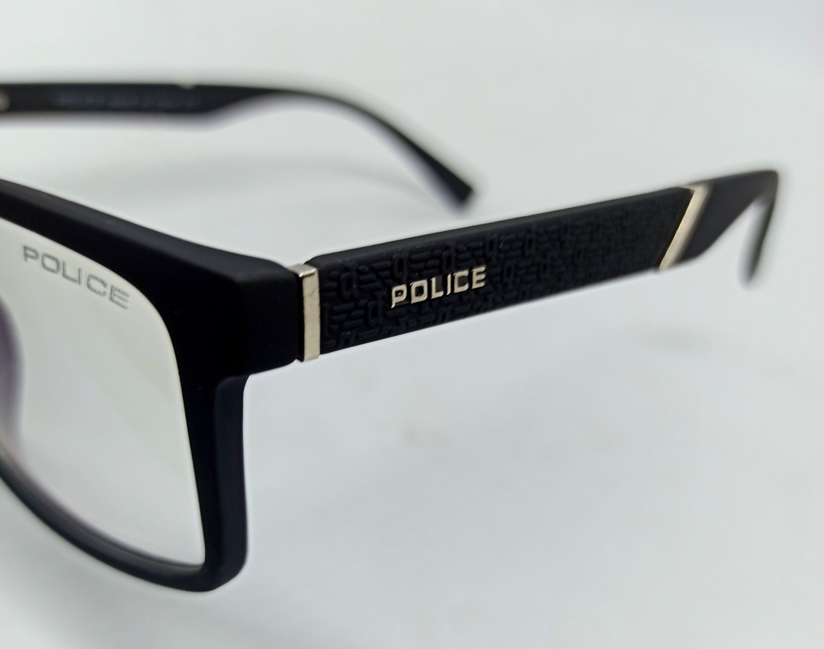 Police очки мужские имиджевые черные матовые на флексах