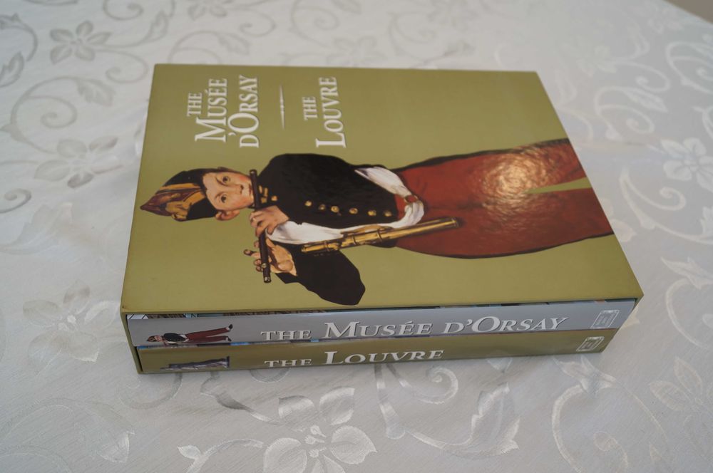 Dwu tomowy album prezentujący zbiory Muzeum d'Orsay oraz Luwru