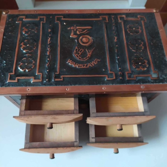 Szkatułka Szafeczka Syrenka Warszawska