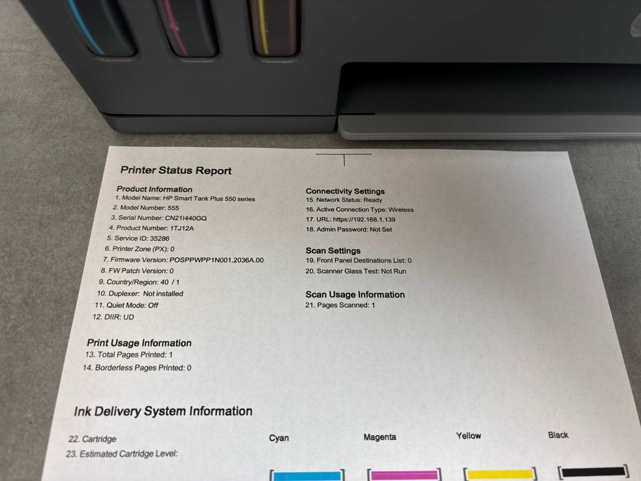 Drukarka HP Smart Tank 515 CISS drukarka z butelkami z tanimi tuszami