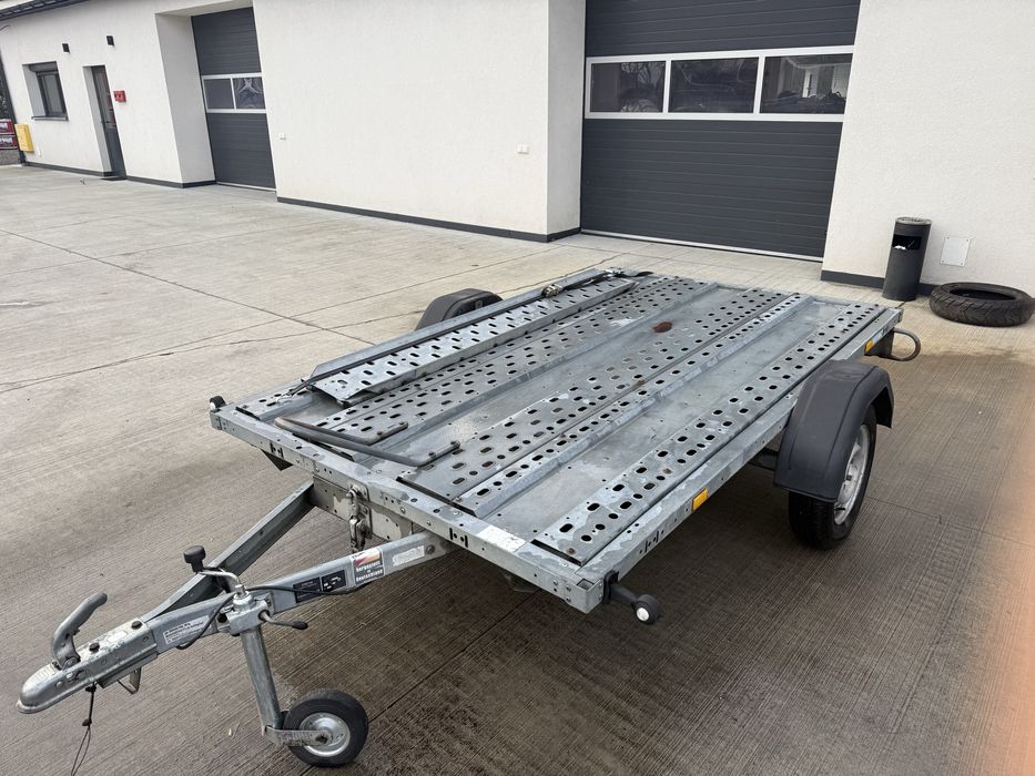 Przyczepka 750kg Stema motocyklowa rampa