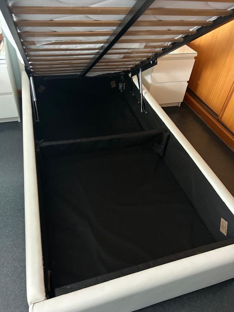 Cama solteiro com colchão