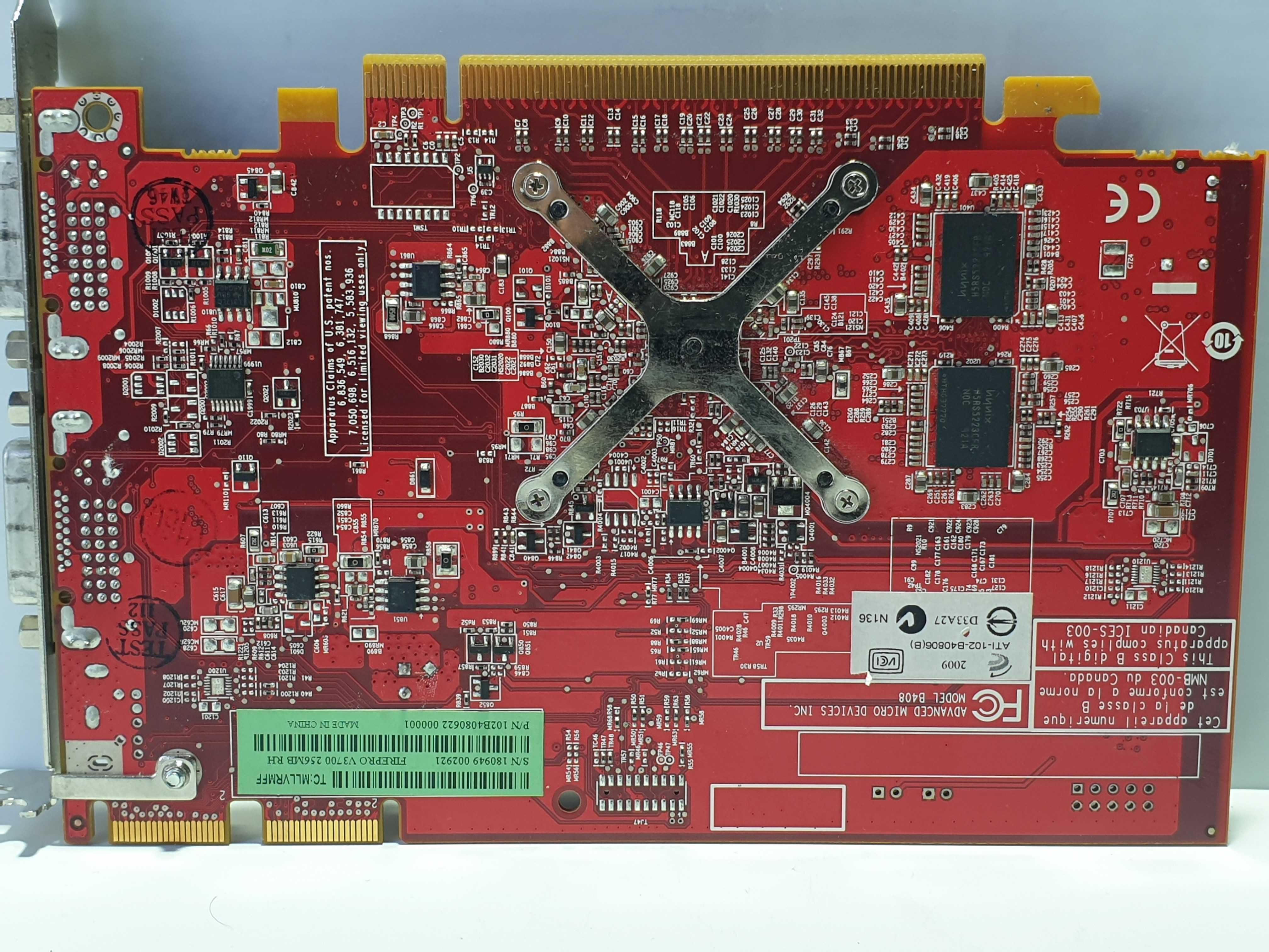 відеокарта ATI FirePro V3700 256Mb PCI-Ex DDR3 64bit (2xDVI)