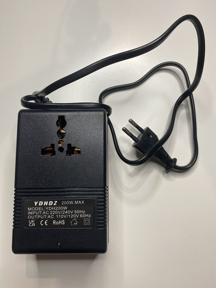 200W konwerter napięcia 220V do 110V