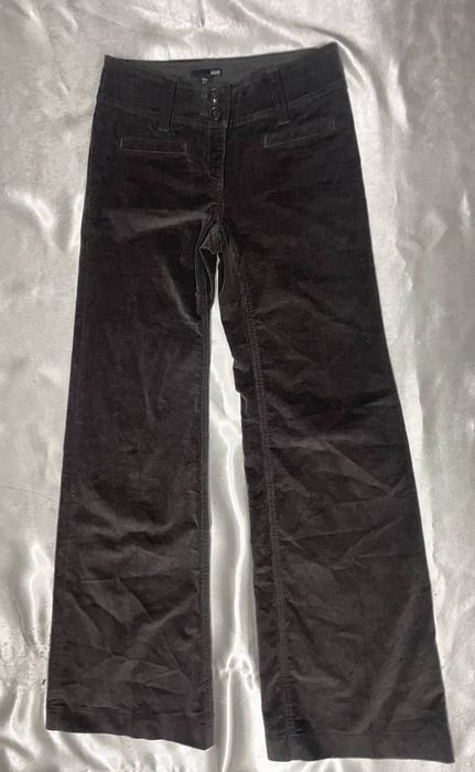 Класичні вельветові жіночі штани H&M кльош