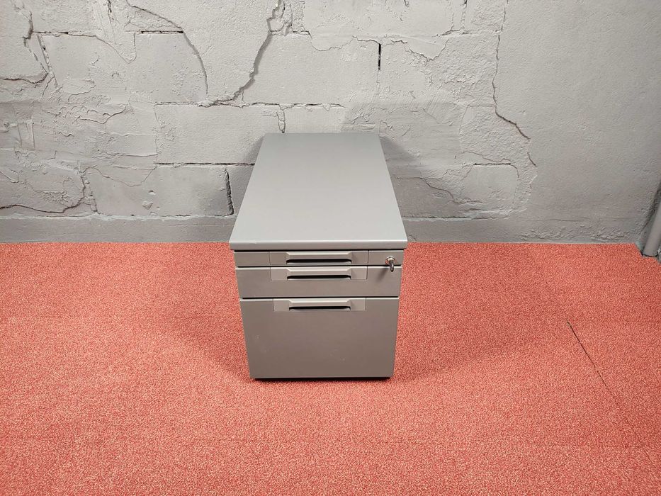 Szafka do biurka kontenerek biurowy na kółkach szuflady na dokumenty