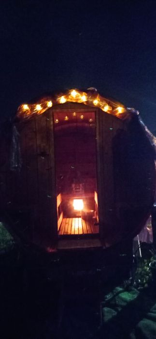 Sauna mobilna opalana drewnem do wynajecia długi weekend, impreza