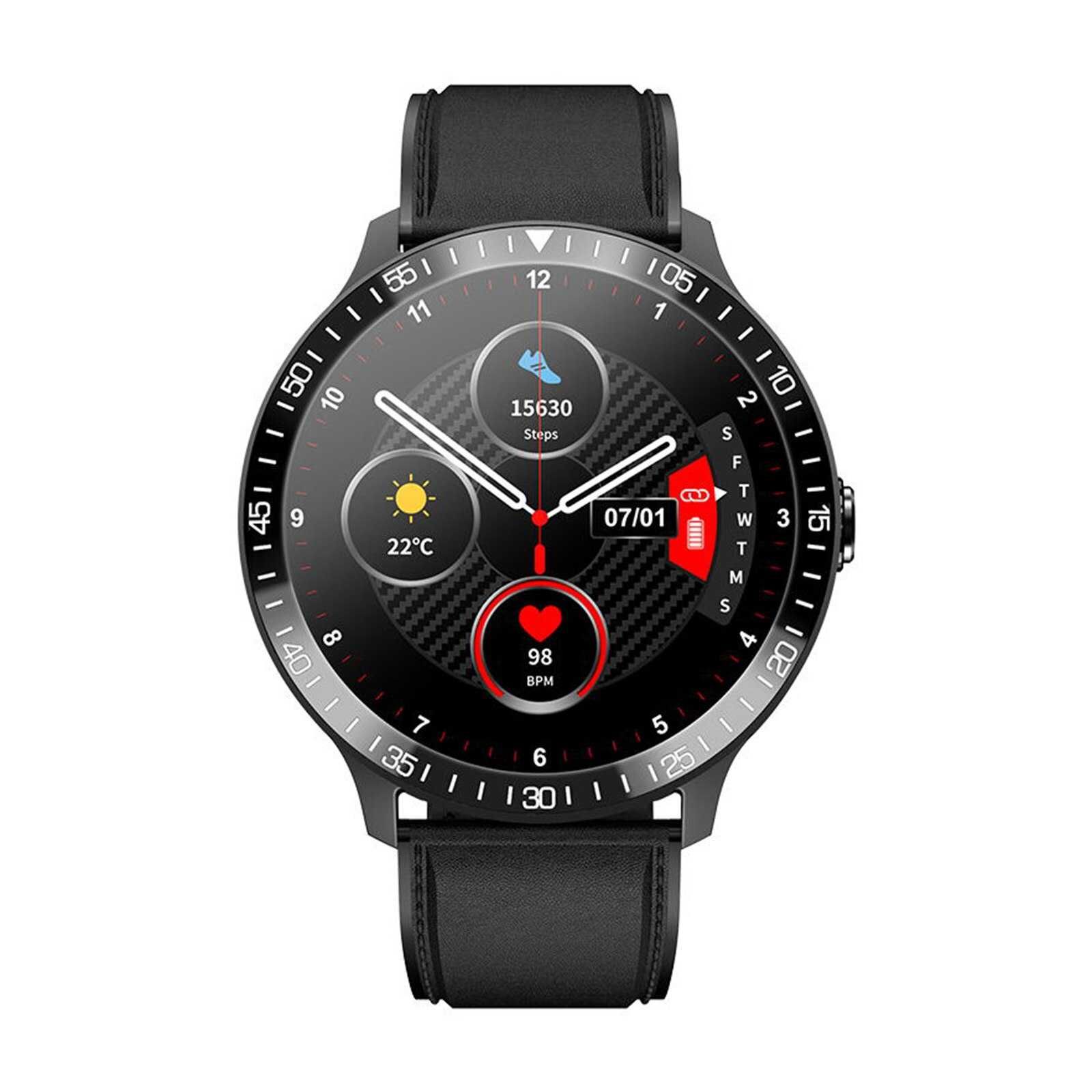 SmartWatch MT16 rozmowy termometr tętno ciśnienie saturacja SOS PL.