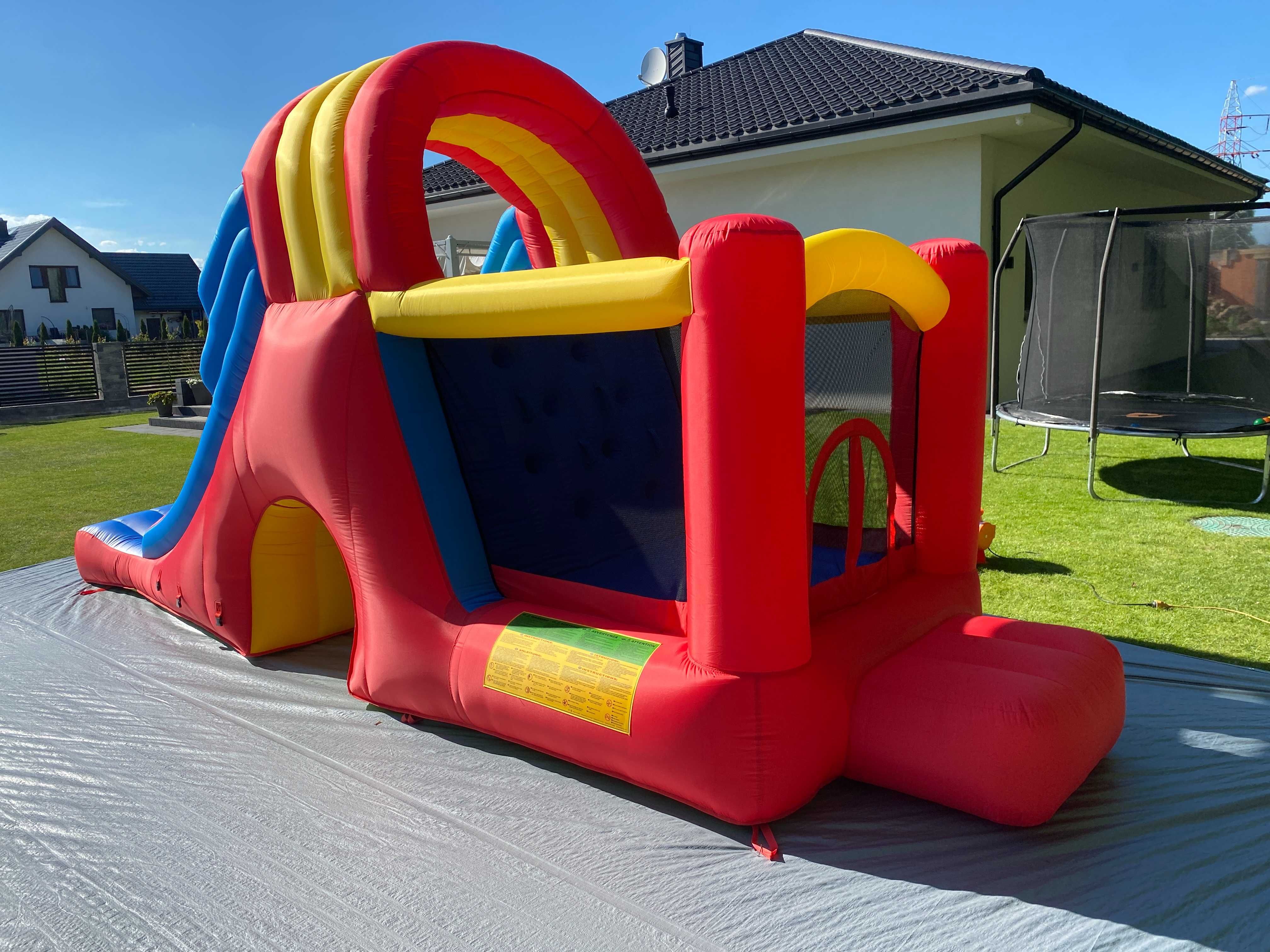 DMUCHANIEC  Wynajmij zamek z trampoliną i podwójną zjeżdżalnią