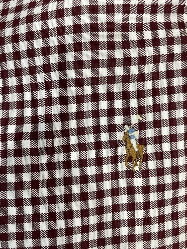 Koszula Polo Ralph Lauren męska Slim Fit Oxford Shirt koszula w kratę