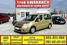 Citroën Berlingo 1 ROK GWARANCJI W CENIE AUTA, Zamiana, 5 osobowy, 1.6 Diesel
