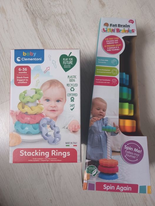 Clementoni piramida - fat brain spin me zakręcona piramida, układanka