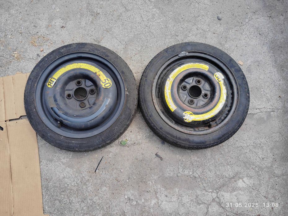 Koło dojazdowe VW na 4 śruby