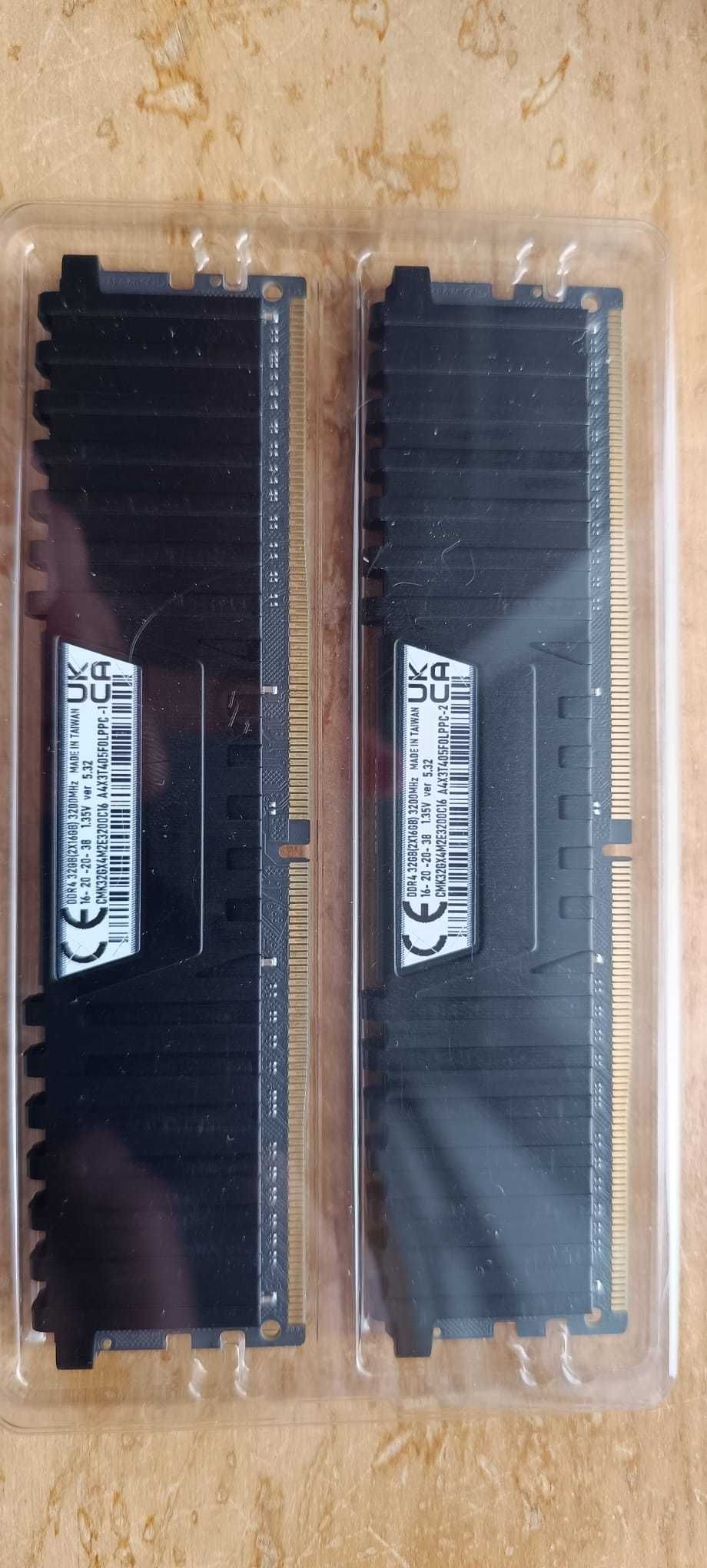 Memória RAM Corsair Vengeance LPX 32GB 2x16GB DDR4-3200MHz CL16 Preta