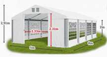 Namiot imprezowy 8m x 5m - 40m2 - pawilon ogrodowy - WYNAJEM - imprezy