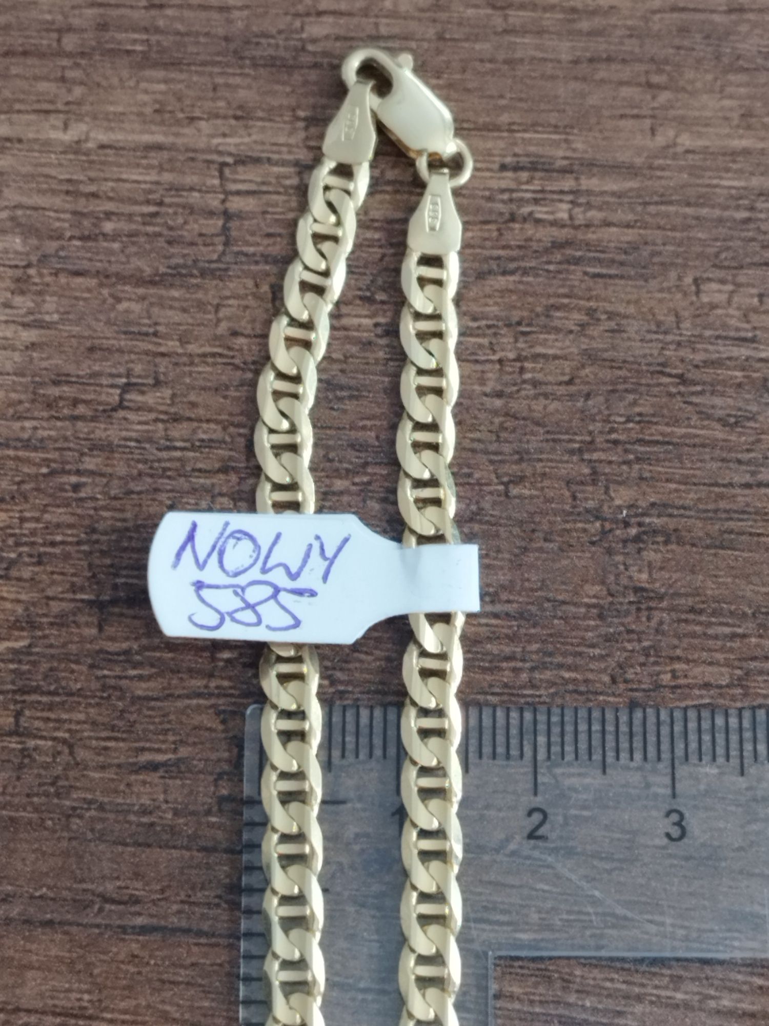 Piękny nowy złoty łańcuch Gucci 585 14k 16.42gr 60cm okazja!!