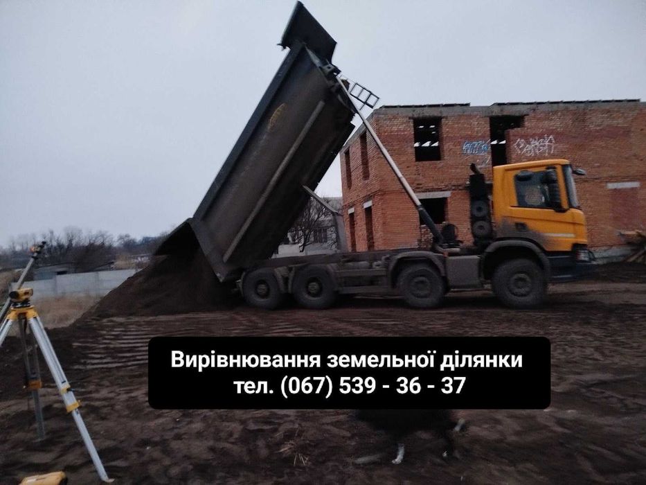 Вирівнювання планування ділянки оренда послуги екскаватор JCB 3CX