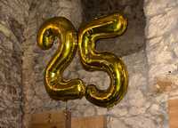 25 | Balony z helem liczba 25