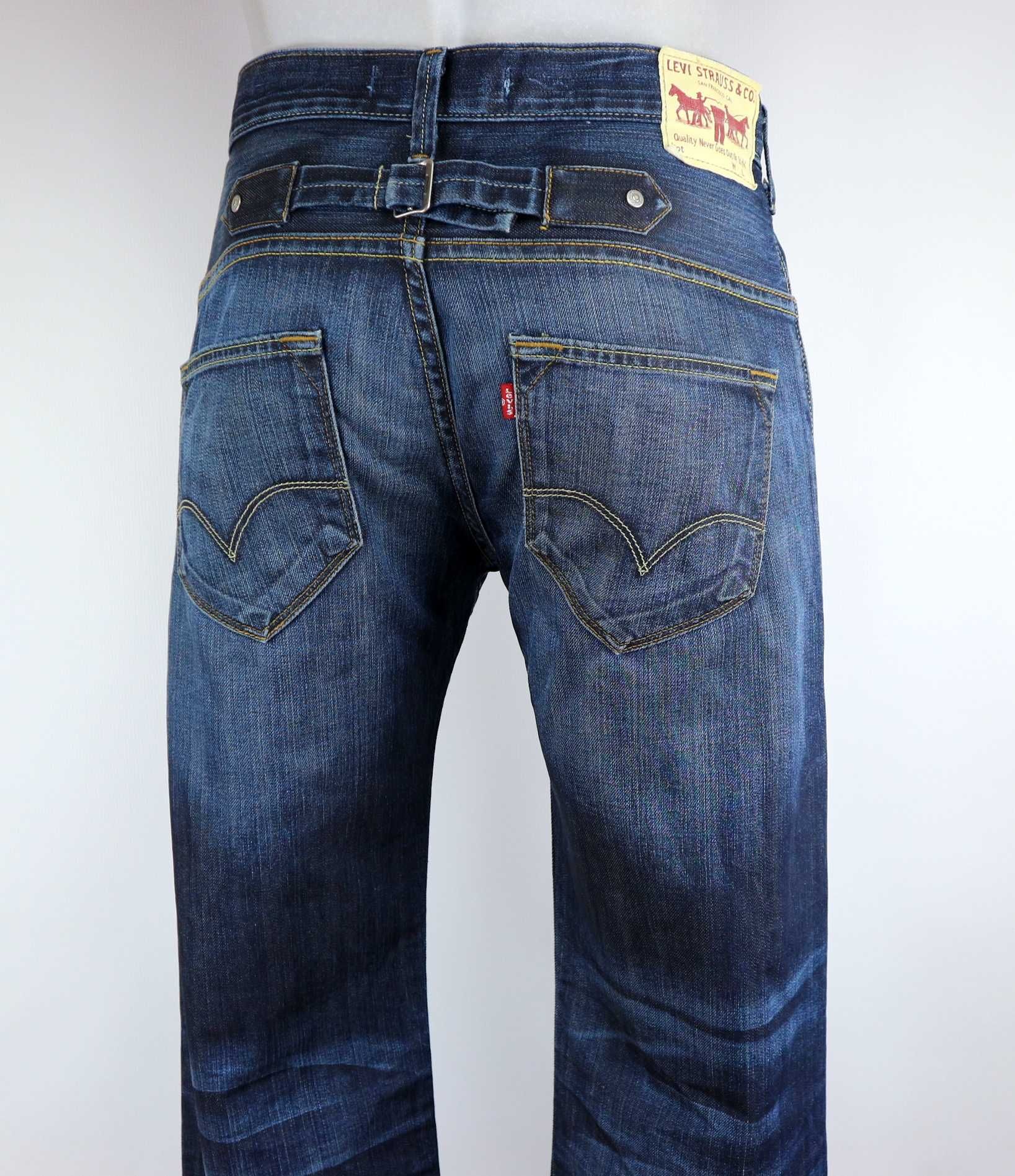 Levis 503 spodnie jeansy W30 L32 pas 2 x 41 cm