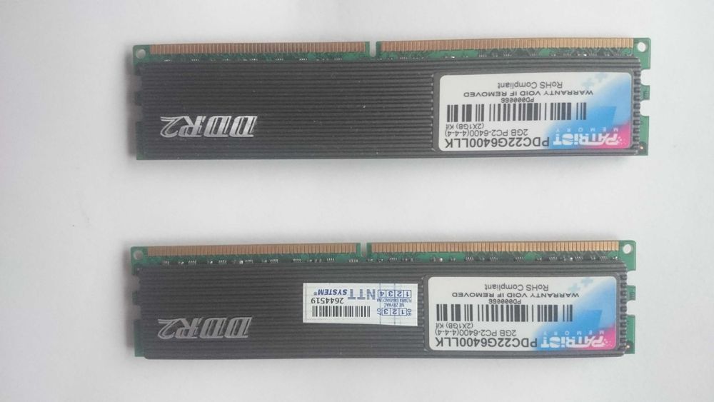 Kość pamięci RAM pamięć 2 x 2 GB DDR2 Patriot