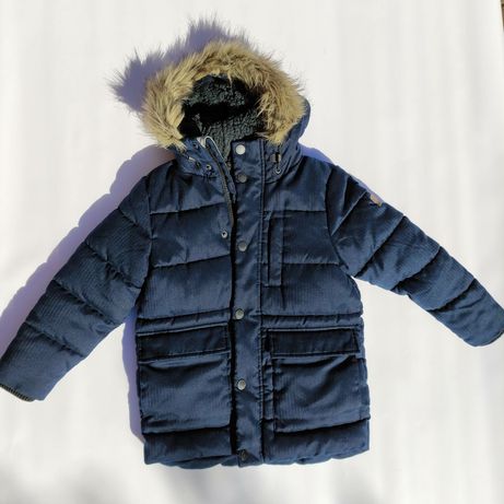 Курточка фірми Next, подовжена ,зимова на хлопчика  .Р-р 110см-5лет