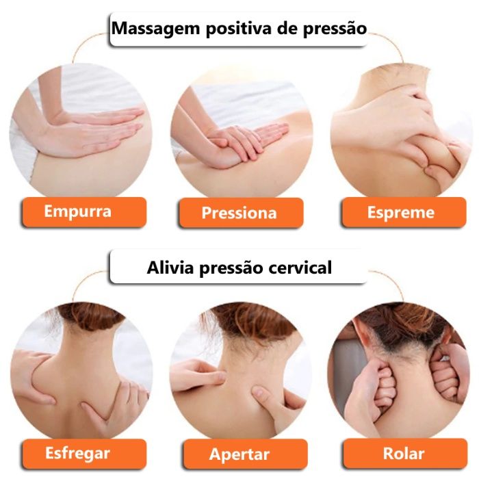 Almofada massajadora inteligente massagem presente Natal original SPA