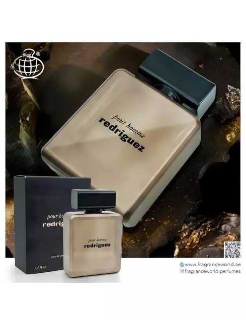 REDRIGUEZ POUR HOMME By Fragrance World - Edp 100ml + 2 PRÓBKI !!!
