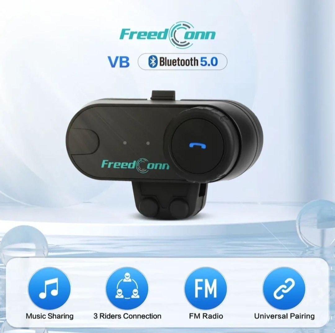 Auricular / Intercomunicador Bluetooth C/RADIO /Motard ( NOVO )