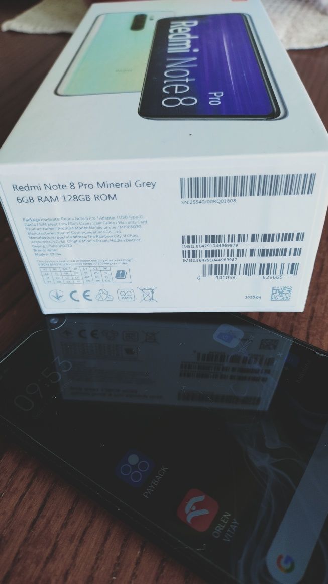 Redmi Note 8 Pro pęknięte plecy
