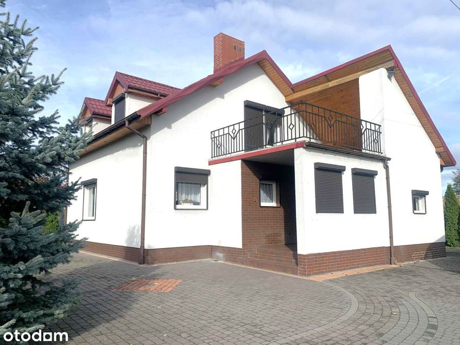 na sprzedaż umeblowany dom gm Kramsk pow koniński