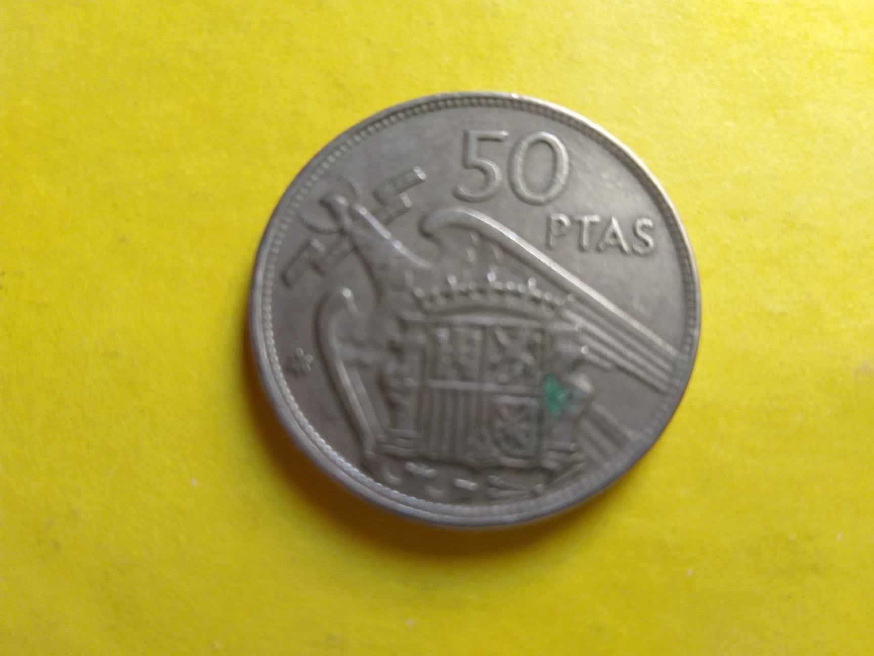 Moeda de 50 Pesetas de 1957
