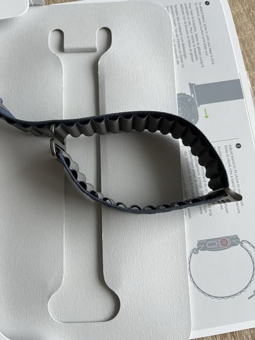 Apple watch 49 mm opaska oryginalna Alpine Loop titan