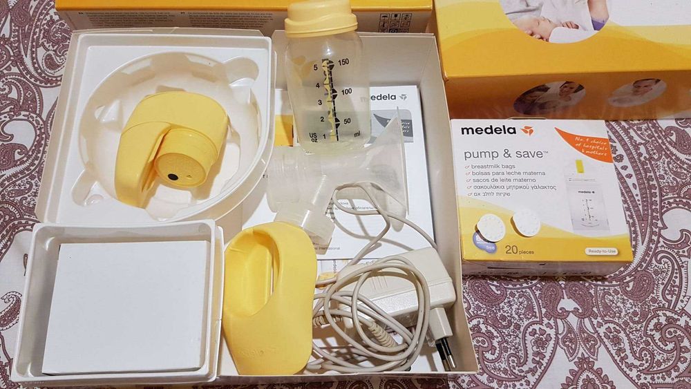 Extractor/Bomba de Leite Medela Mini Electric e Pack de 20 Sacos